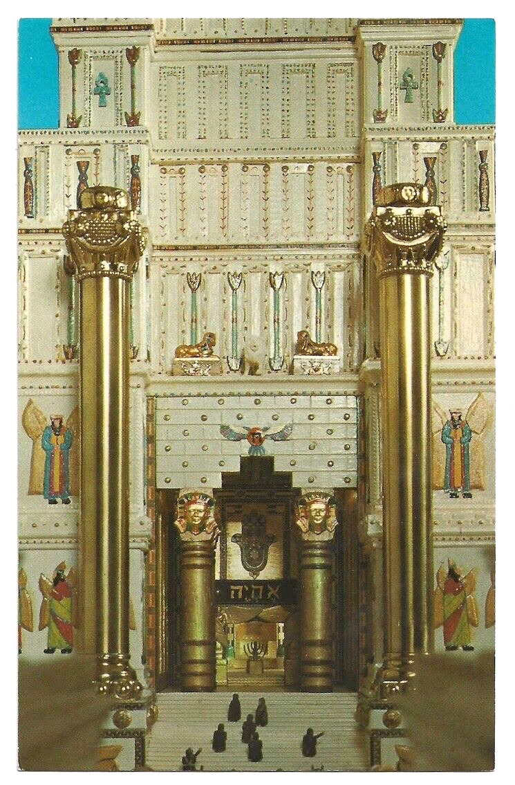 San Francisco California c1950\'s Masonic Temple, Model of King Solomon\'s Temple