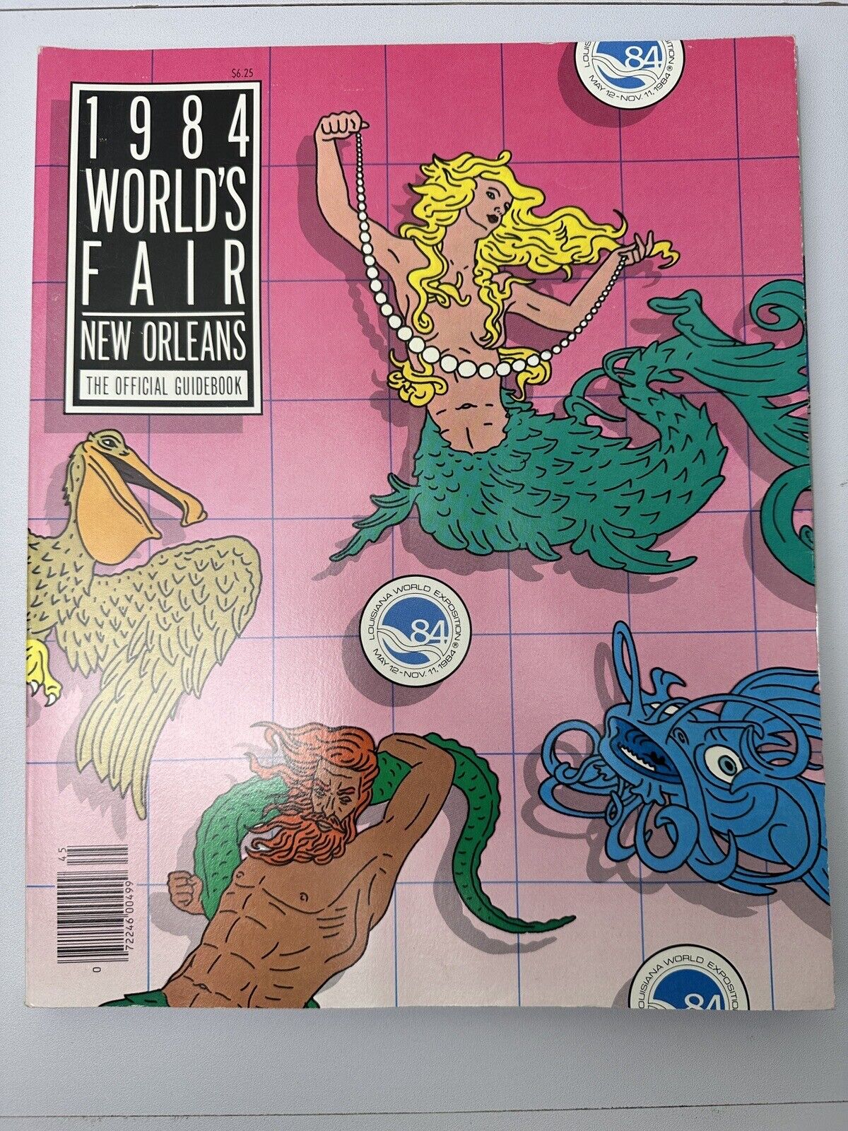 VTG 1984 Worlds fair New Orleans Official Guidebook Cover by Steven Max Singer