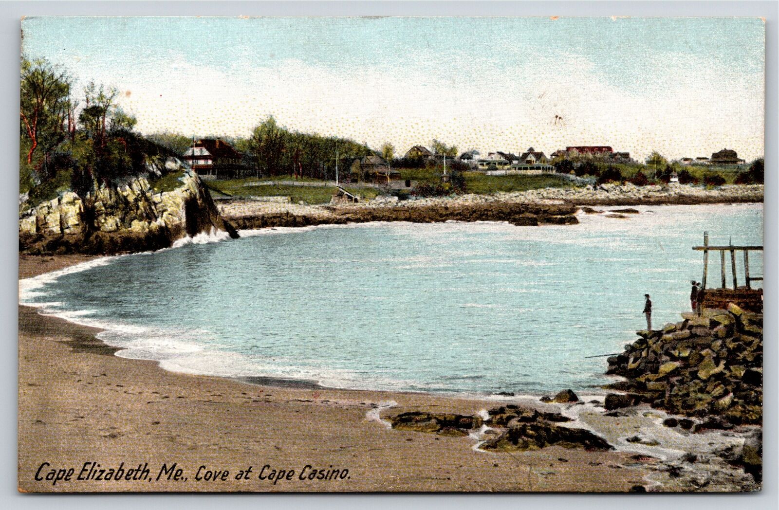 Cape Elizabeth Maine~Cove @ Cape Casino~Vintage Postcard