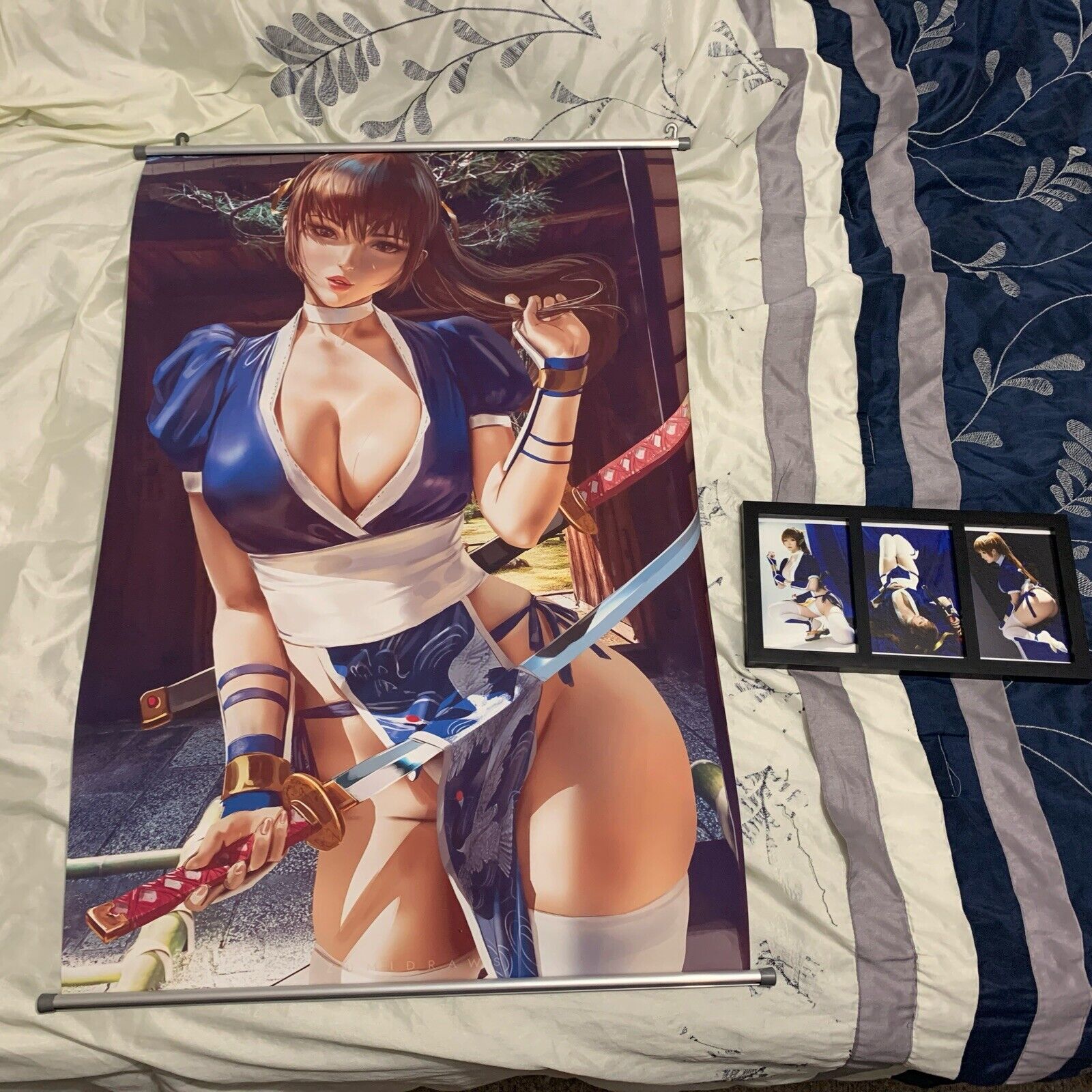 Dead or Alive Kasumi Art Wall Scroll Poster Home Decor 60*90CM + Extras
