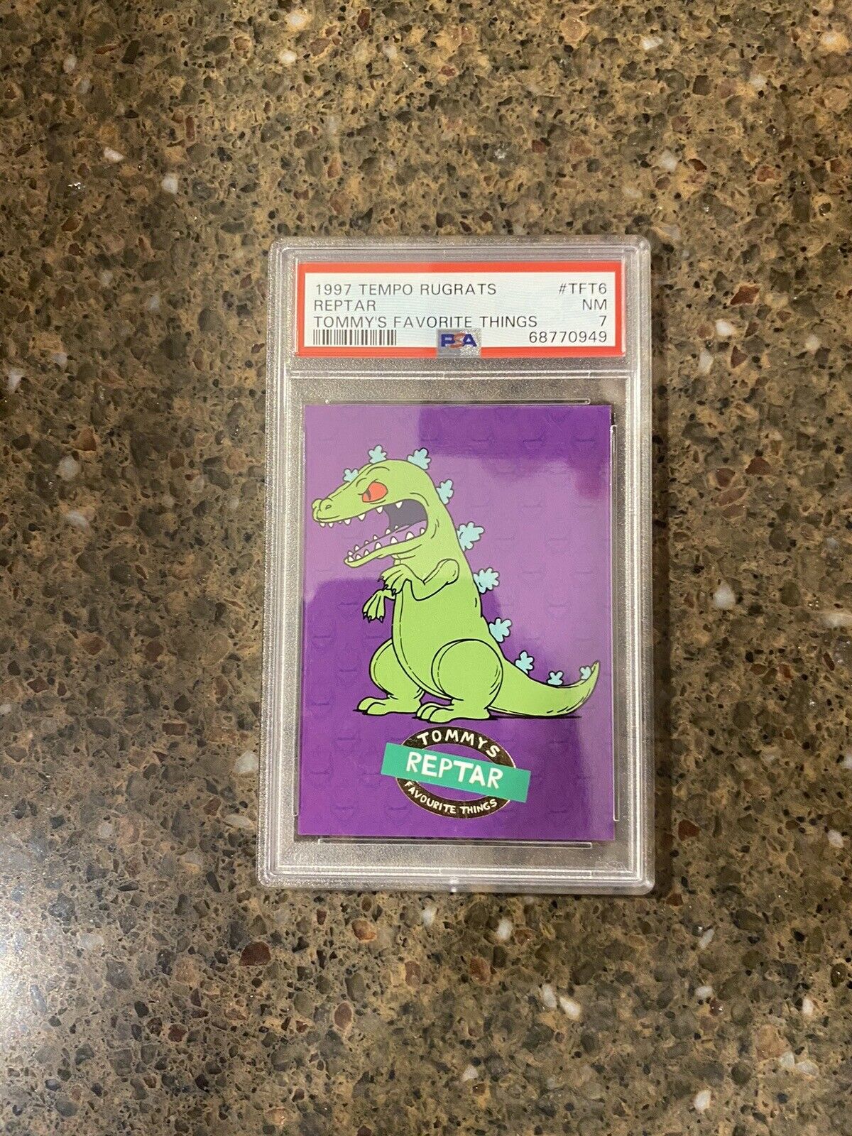 1997 Tempo Trading Cards Nickelodeon Rugrats Tommy’s Reptar Promo Card TFT6