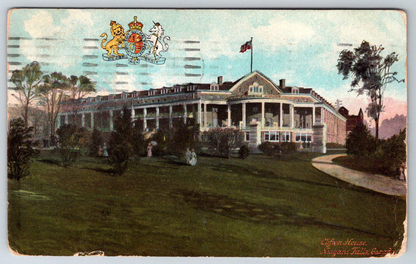 c1910s Clifton House Niagara Falls Canada Antique Postcard