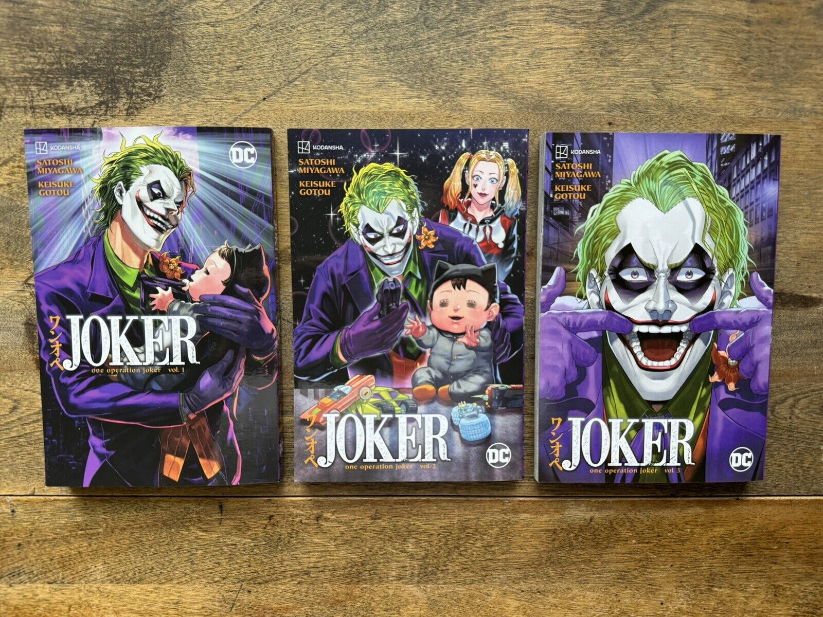 One Operation Joker Volume 1 2 3 Manga DC Comic • Complete Set • Baby Batman