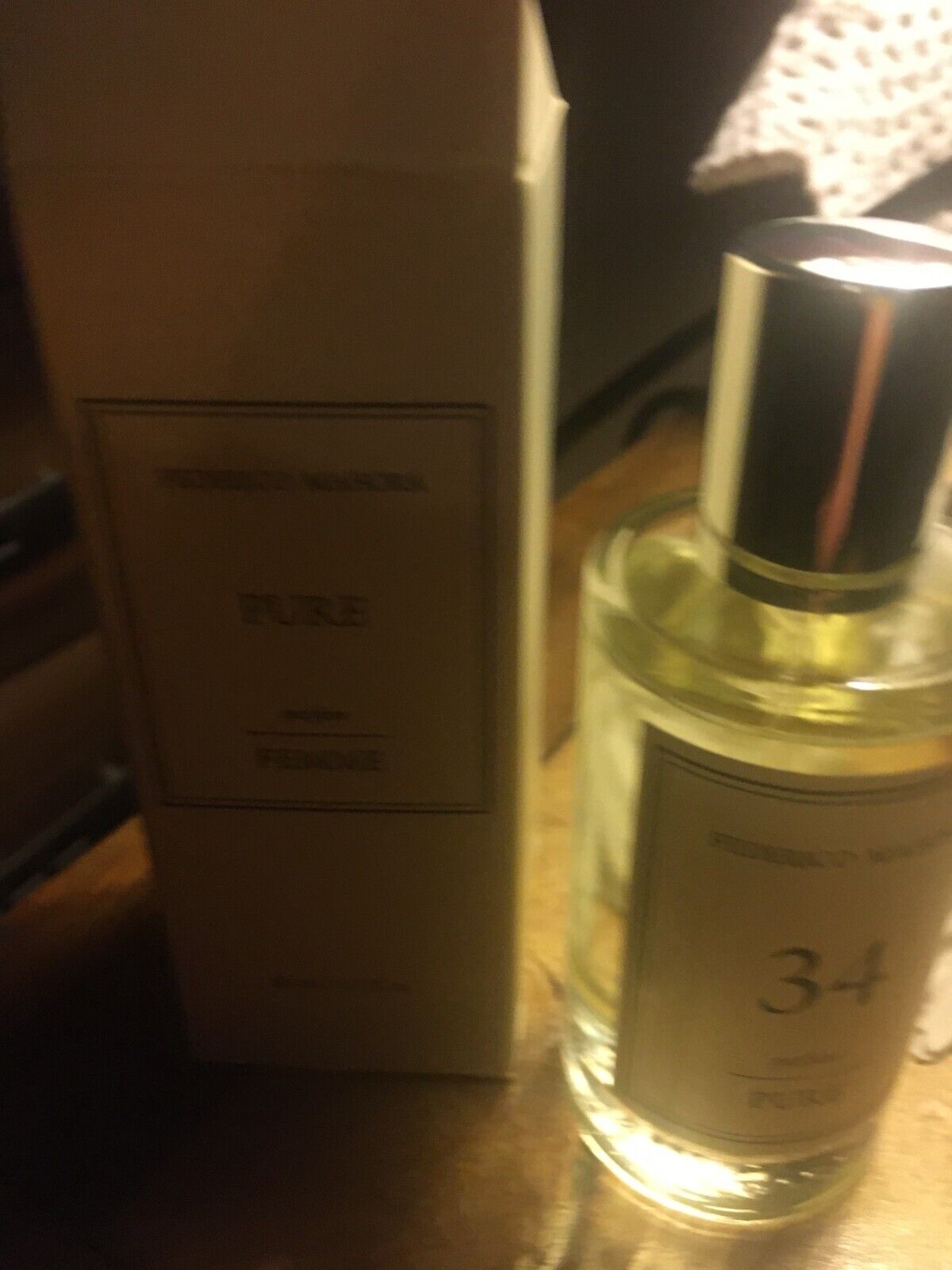 Federico Mahora Pure Femme  50ml.EDP N34 +gift  gucci brown 1,2 ml.vial.french.