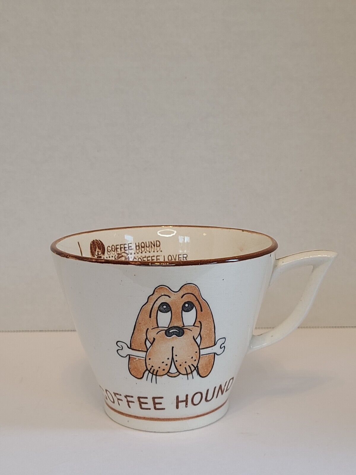 Vinatage Coffee Hound Mug Made in Japan