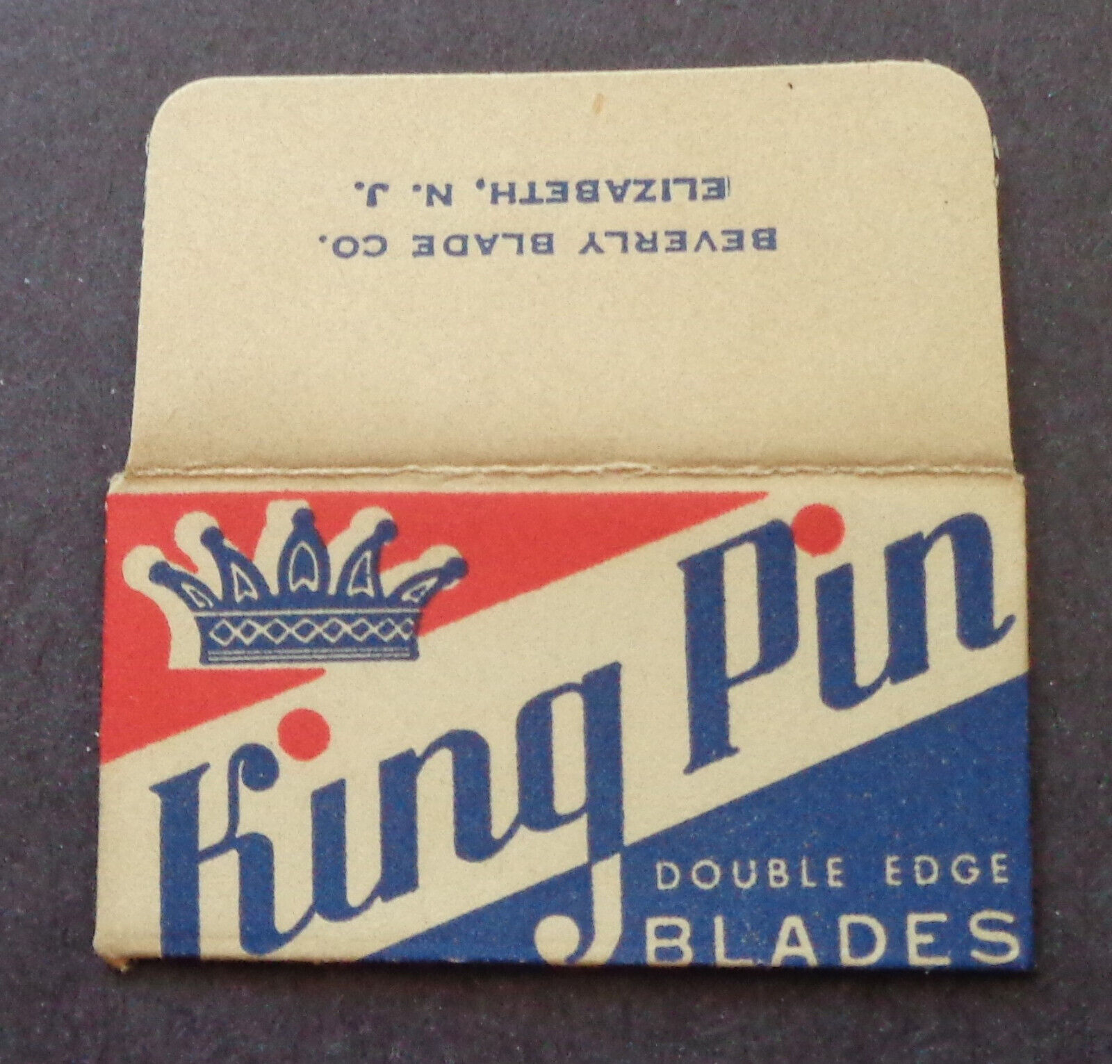 Vintage Razor Blade KING PIN  - VERY RARE One Wrapped Blade