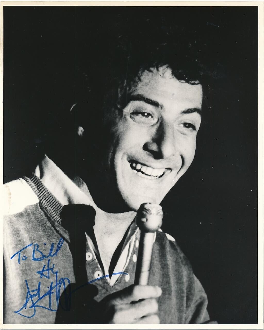 Dustin Hoffman- Signed Vintage B&W Photograph