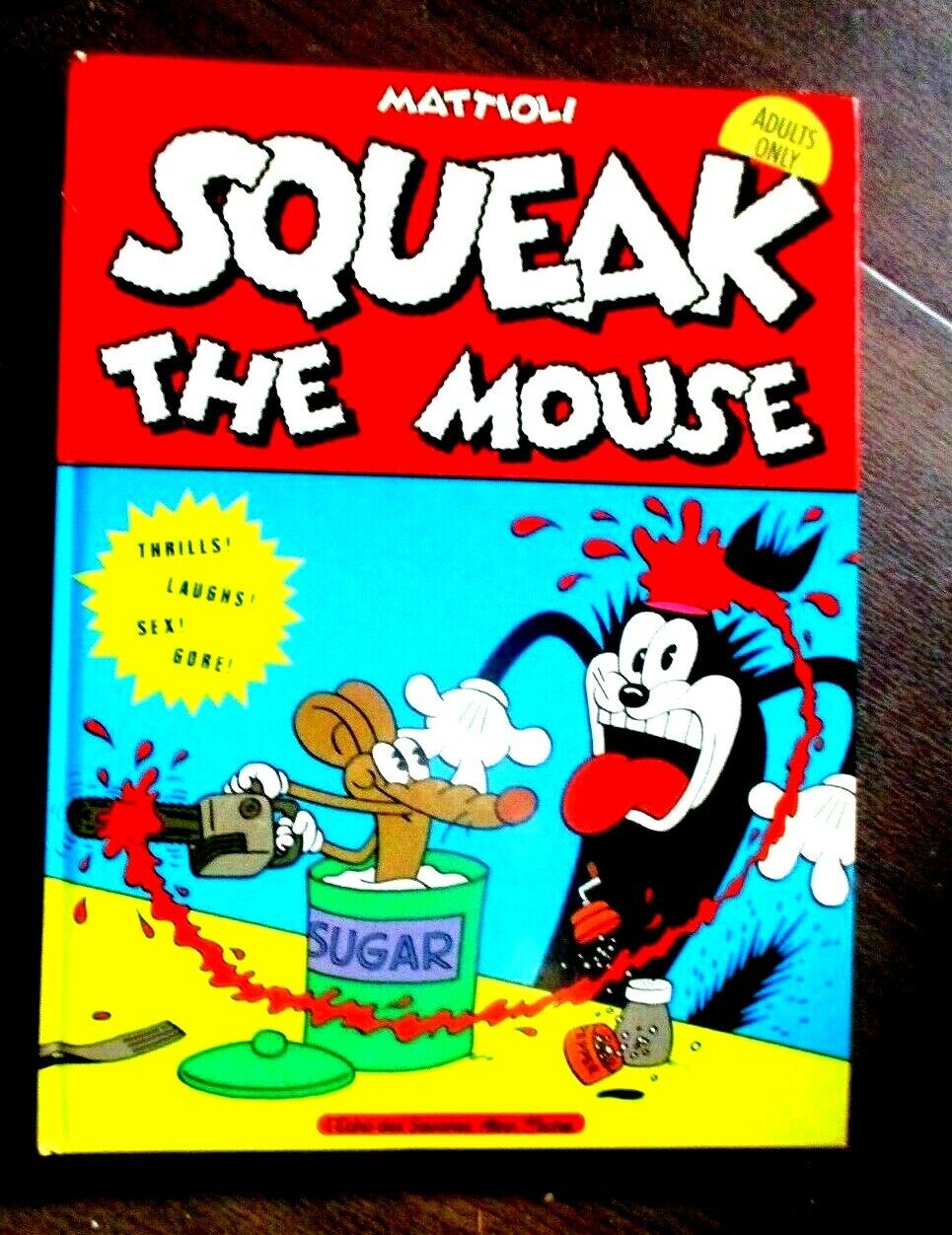 SQUEAK THE MOUSE HARDCOVER SEIZED BY CUSTOMS FOR OBSCENITY