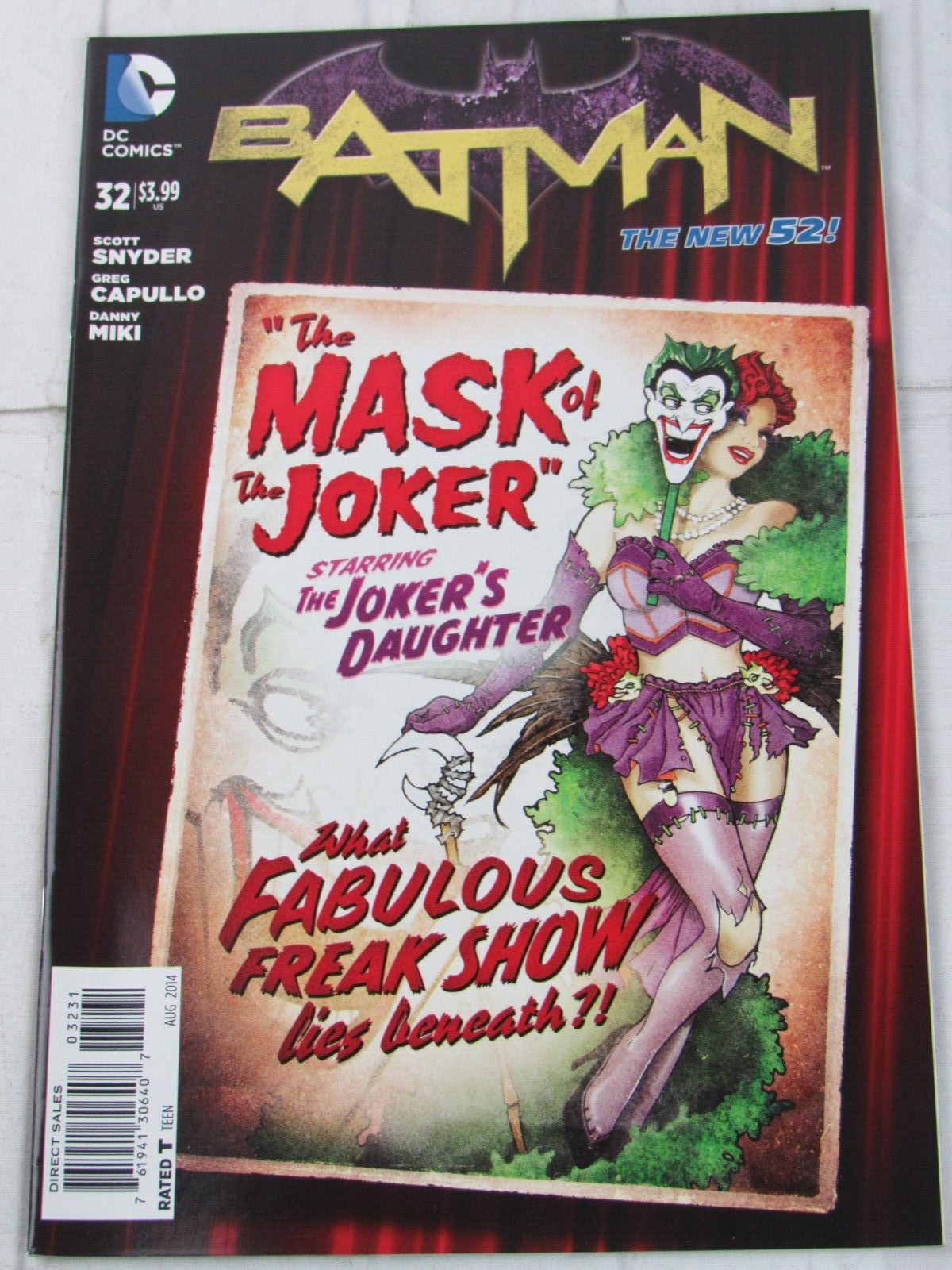 Batman #32b Aug. 2014 DC Comics Jim Fletcher DC Collectibles Bombshells Variant