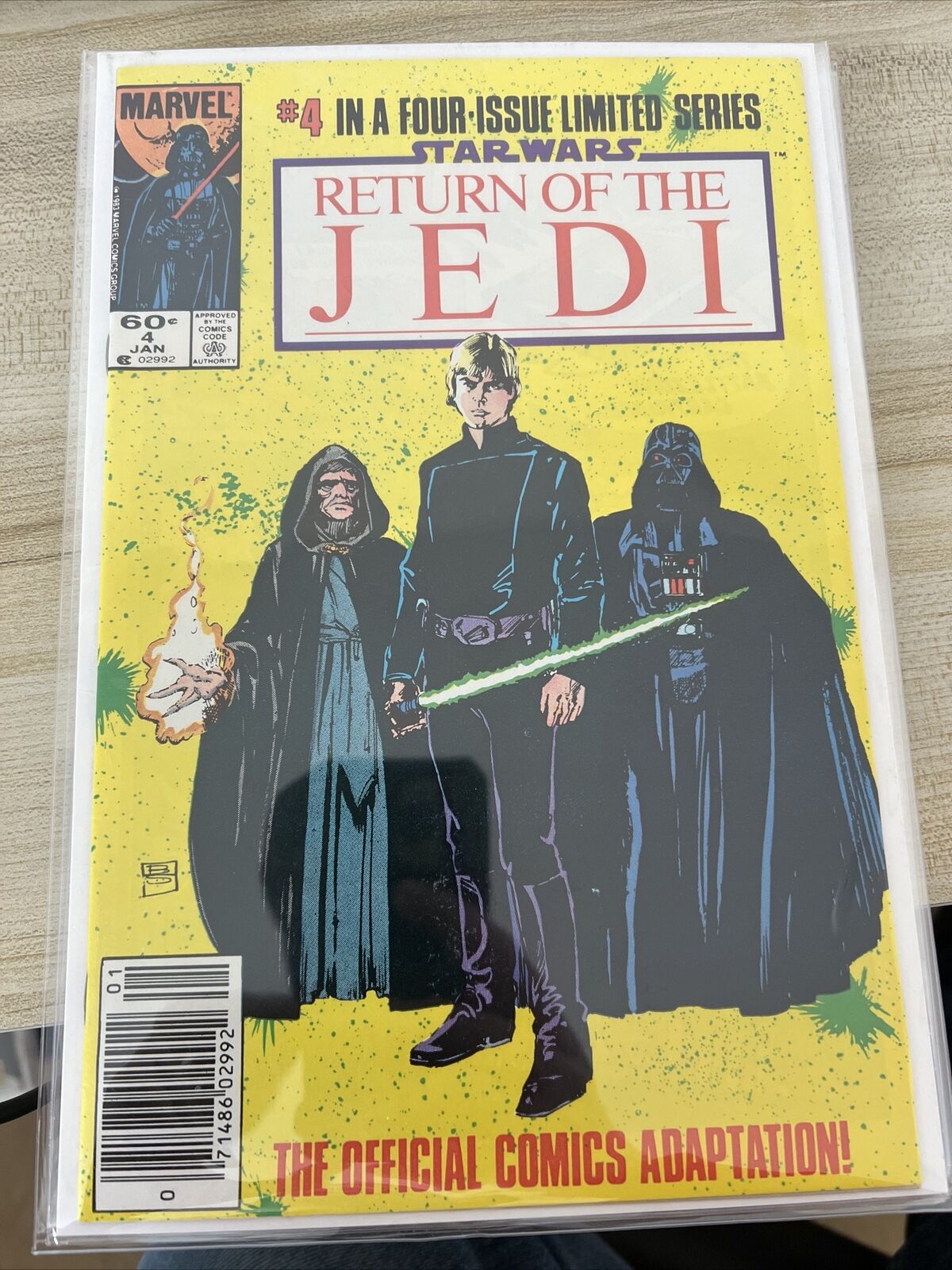 Star Wars Return of The Jedi 1 2 3 4 Complete Set Newsstand 1983 Marvel VF+