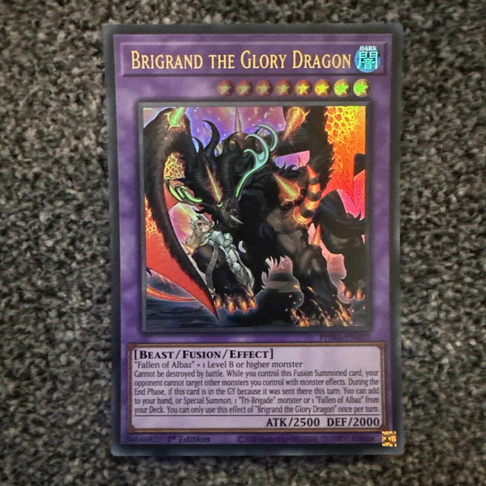 Yugioh Brigrand the Glory Dragon PHRA-EN031 Ultra Rare 1st Edition NM Card