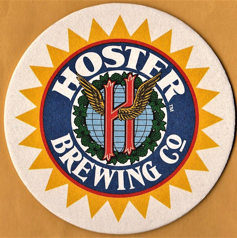Hoster Brewing Co Beer Coaster Columbus OH