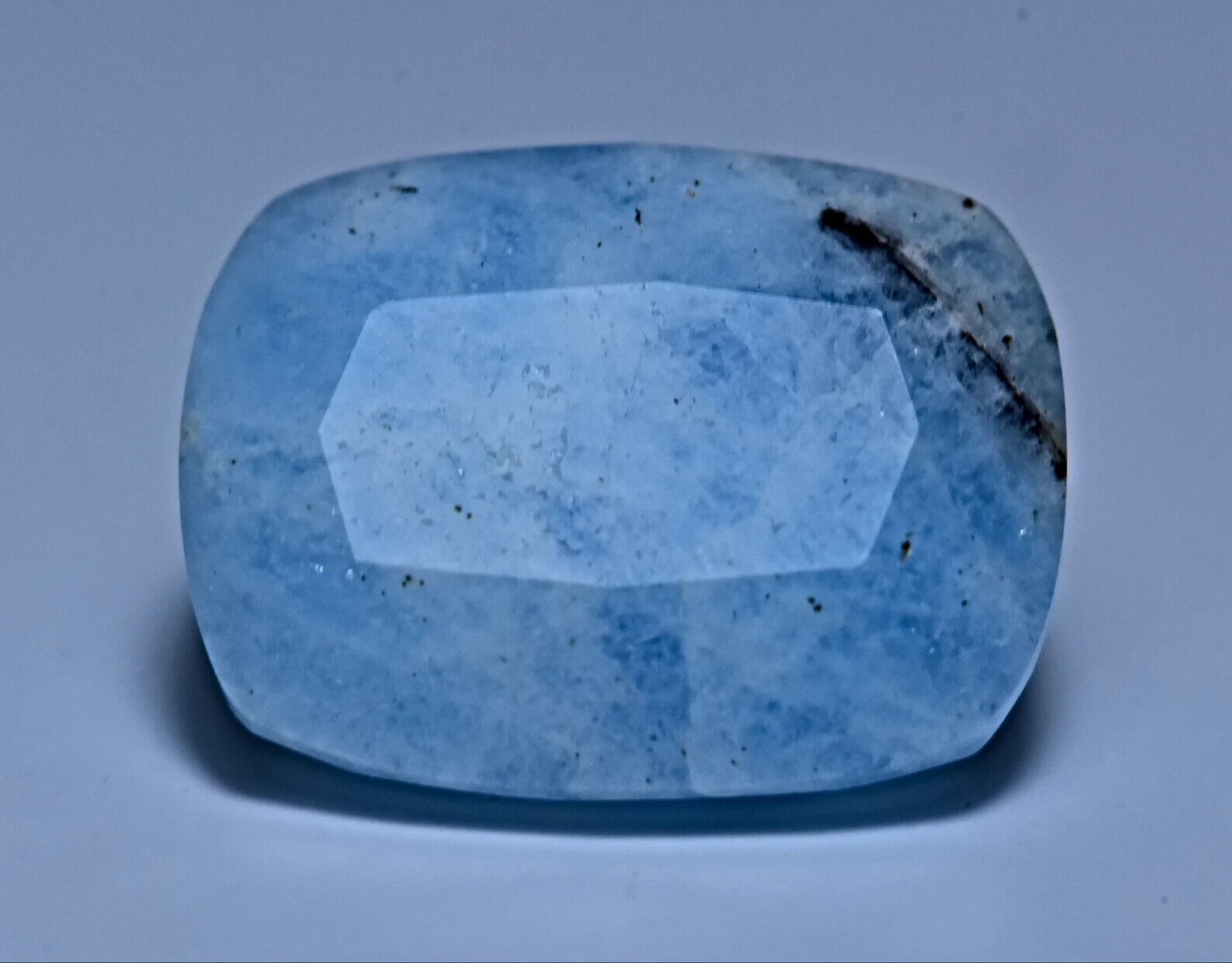 3.50 Carat Natural Rare Blue Color Sodalite Faceted Gemstone
