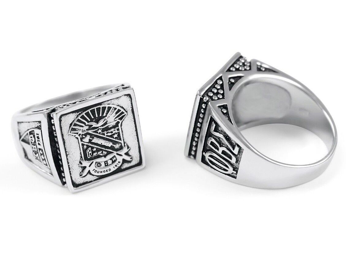Phi Beta Sigma Fraternity Crest Ring / Fraternity Rings / Fraternity Gifts