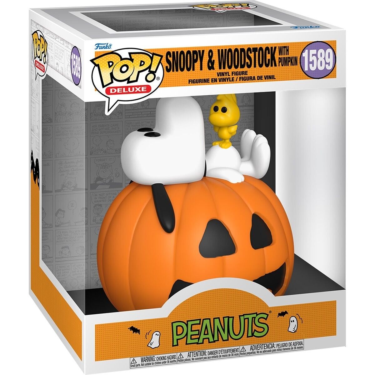 Peanuts Snoopy & Woodstock with Pumpkin Funko Pop Vinyl Figure #1589