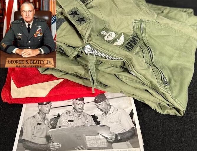 Vietnam War US Army *Major General GEORGE S BEATTY* 1st Cav Div Flag Flight Suit