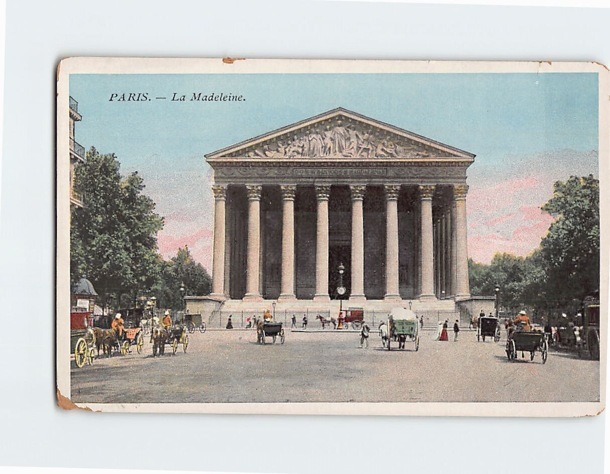 Postcard La Madeleine Paris France