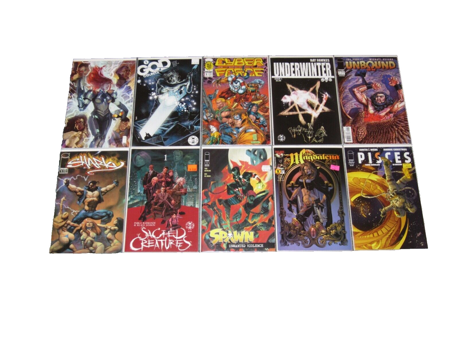 EPIC LOT OF 50 IMAGE COMICS FIRST/# 1 ISSUES 1992-2023 MCFARLANE LIEFIELD VF/NM
