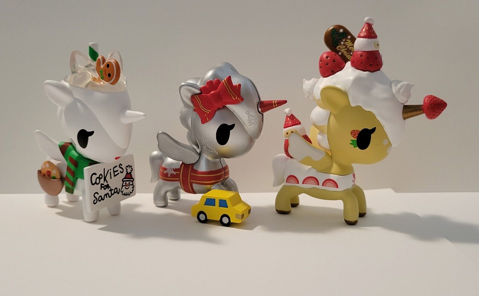 Tokidoki Holiday Series 4 - Lot of 3: Fruitcake, Surprise, and Sugar Cookie