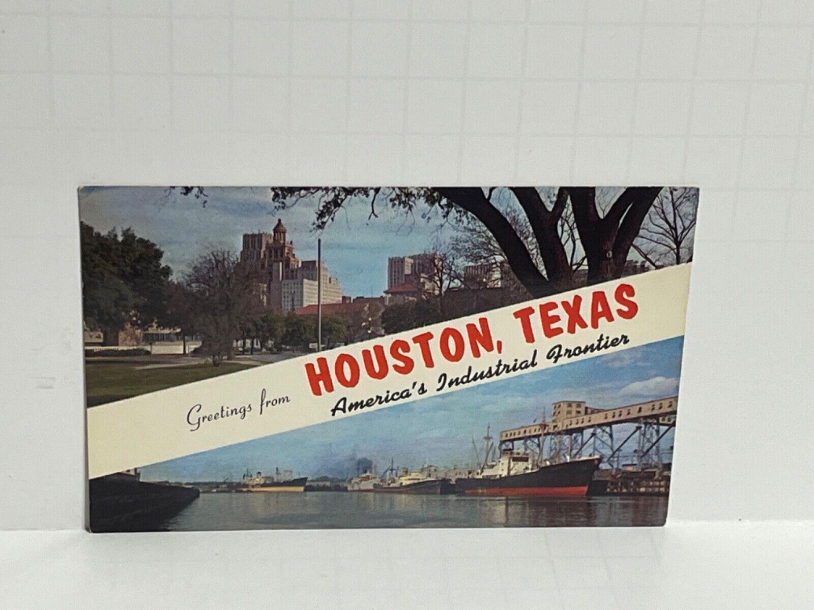 Postcard Greetings Houston Texas TX Multi View A68
