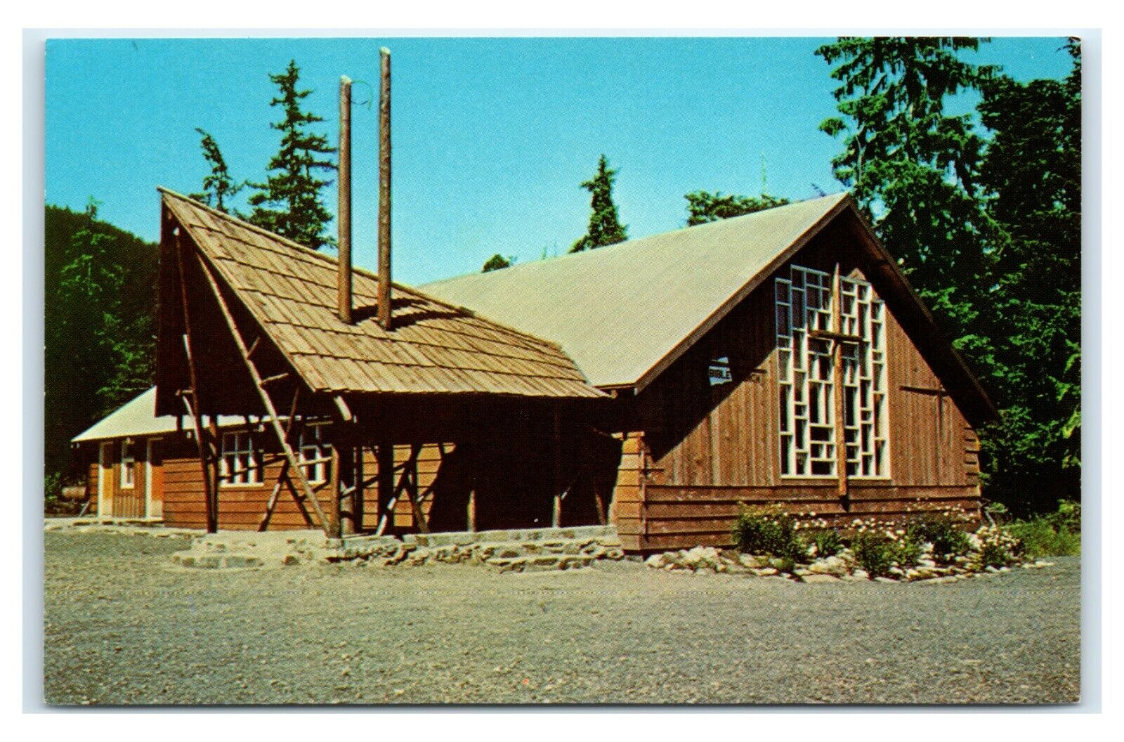 Postcard Auk Bay Bible Church, Auk Bay, Alaska D103