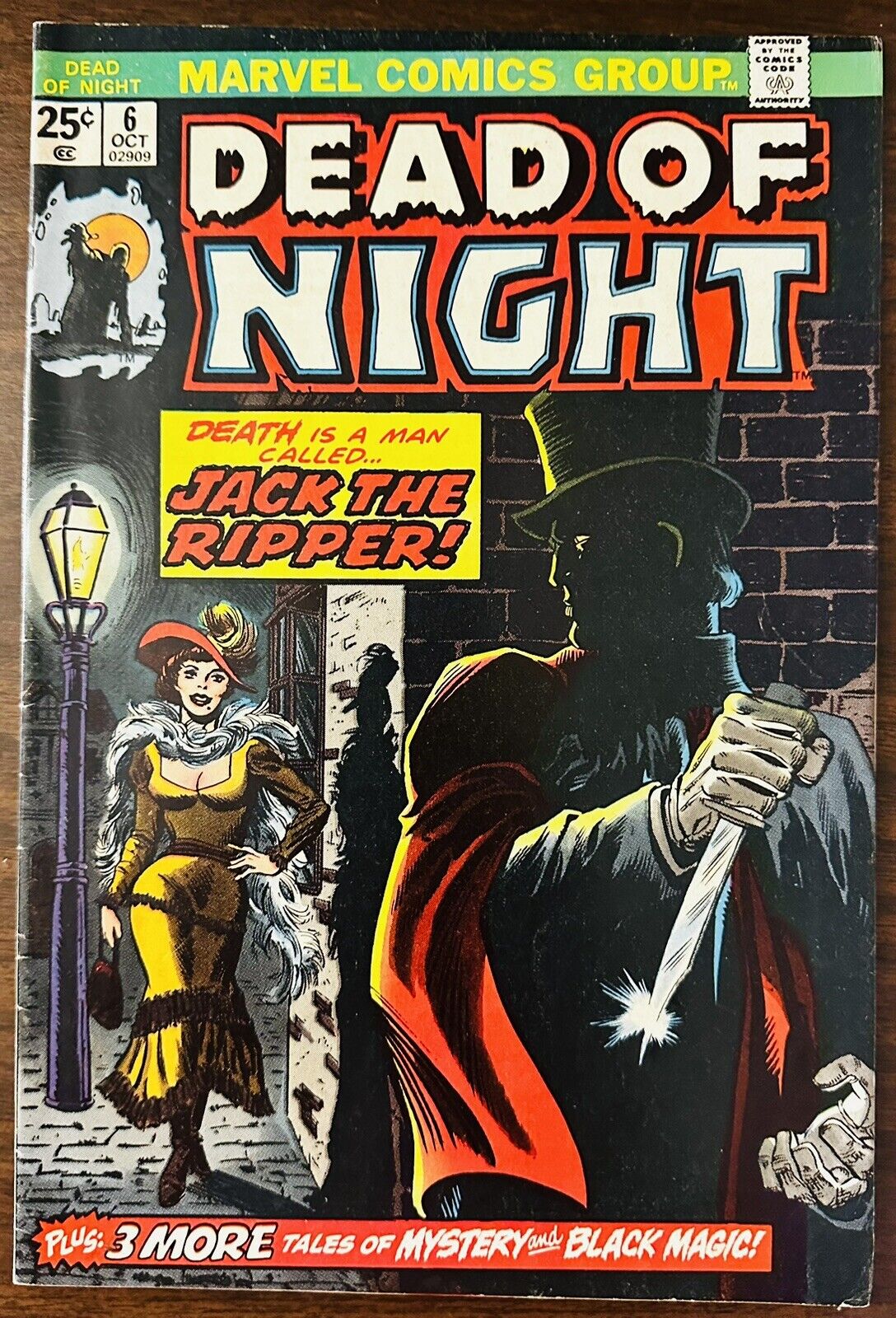 Dead Of Night #6 8.0 The Ripper Great Color Rare Art Never Turn Your Back..