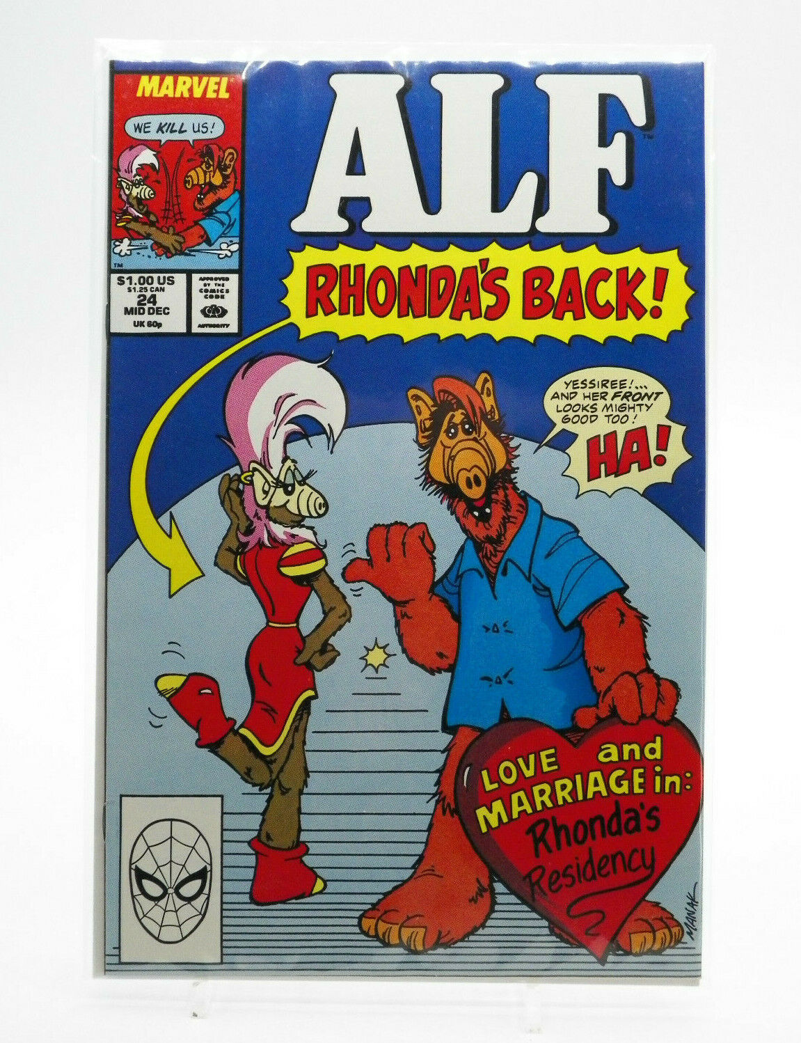 ALF #24 1989 Marvel FN/VF