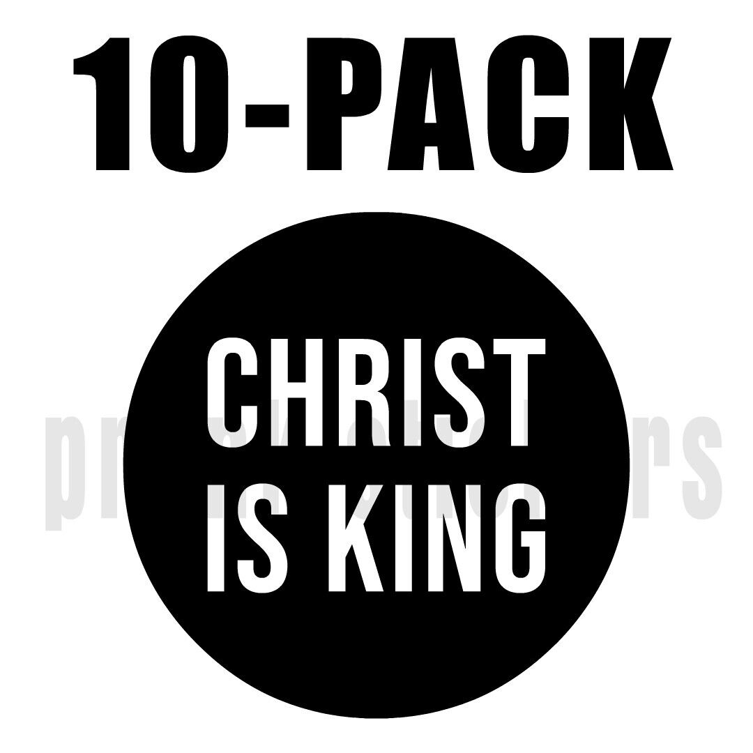 Christ Is King Stickers 10-Pack