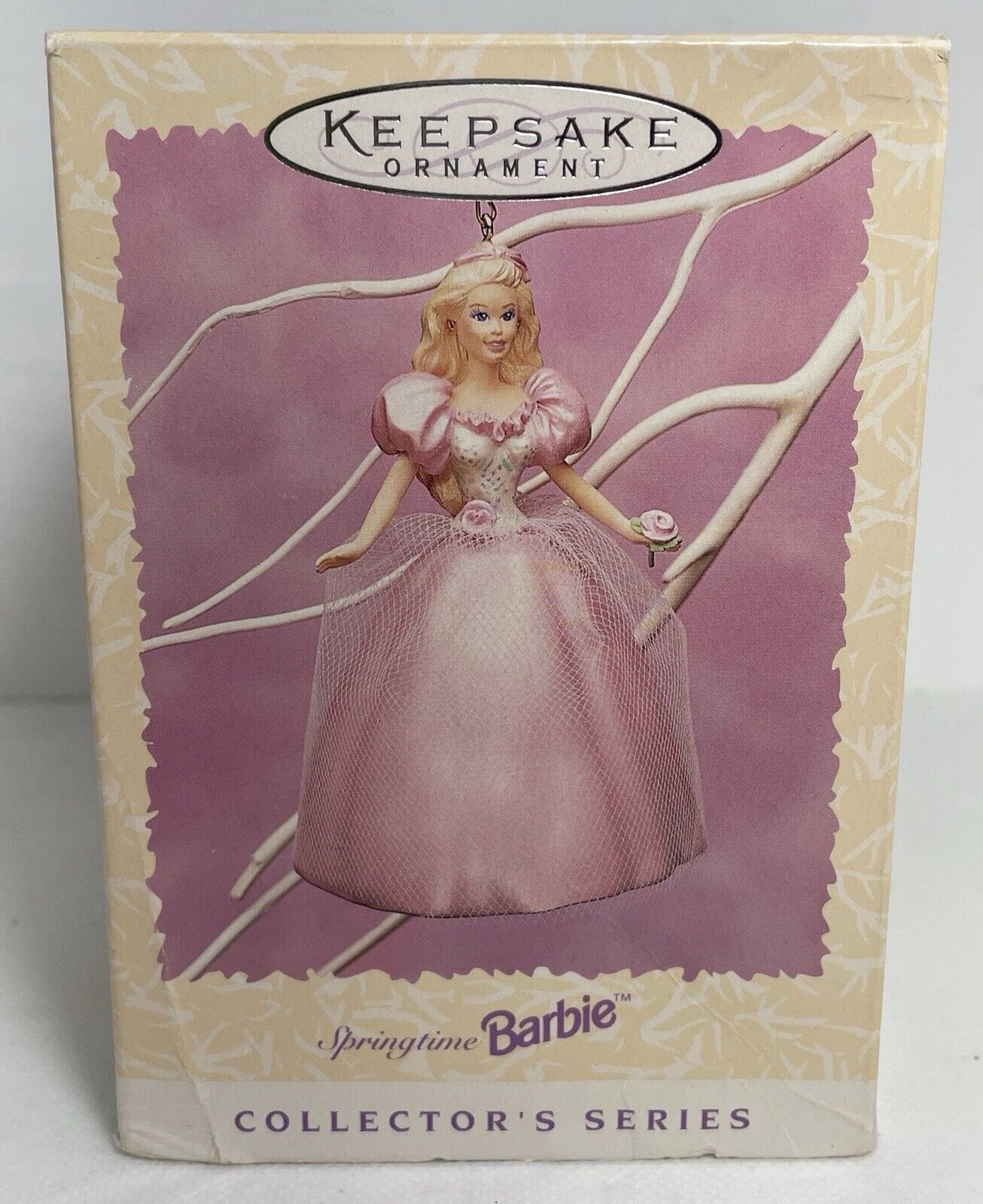 Barbie 1996 Hallmark Keepsake Springtime Barbie Ornament  Collector\'s Series