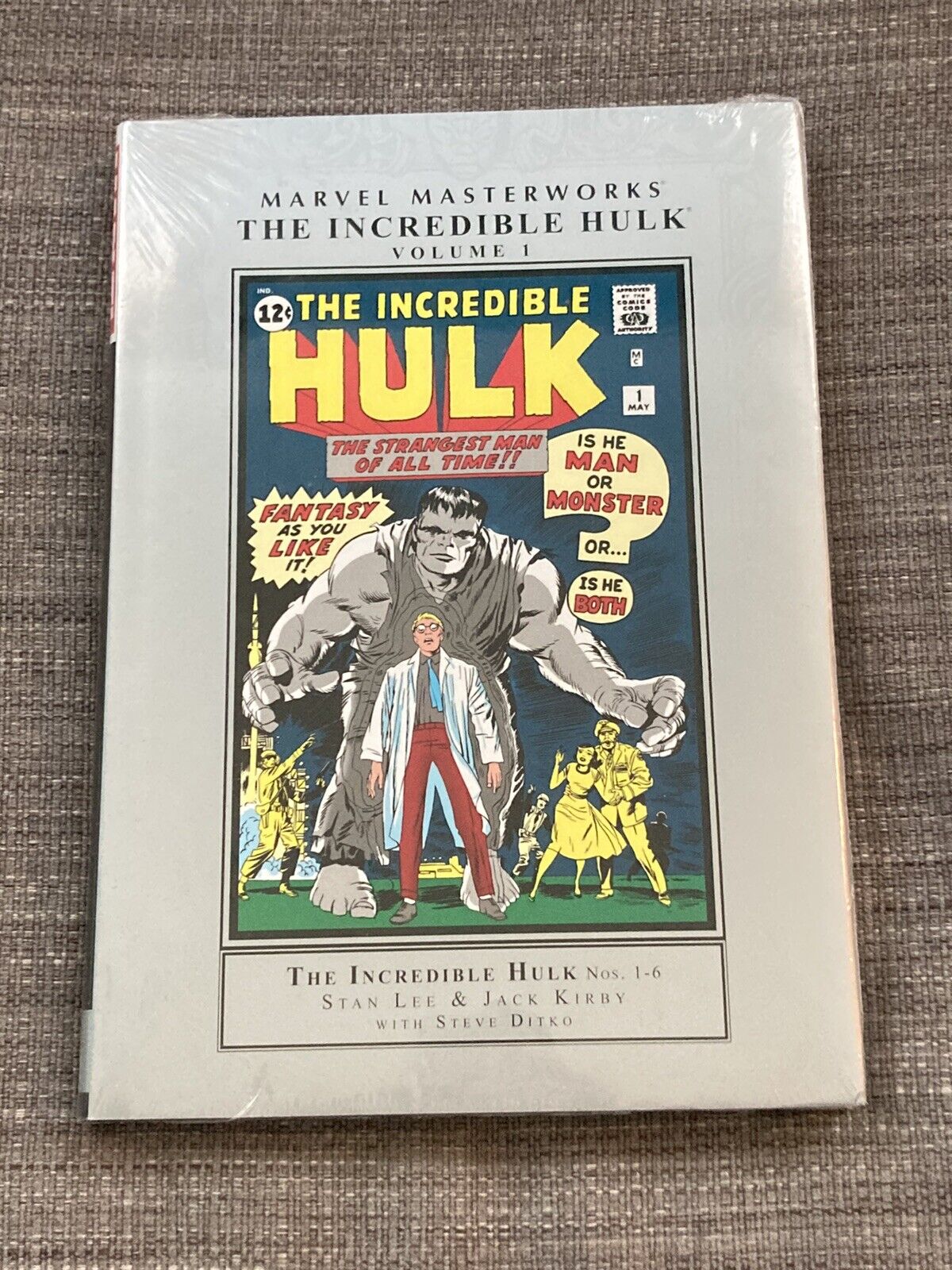Marvel Masterworks Incredible Hulk Vol 1 Hardcover Book New SEALED