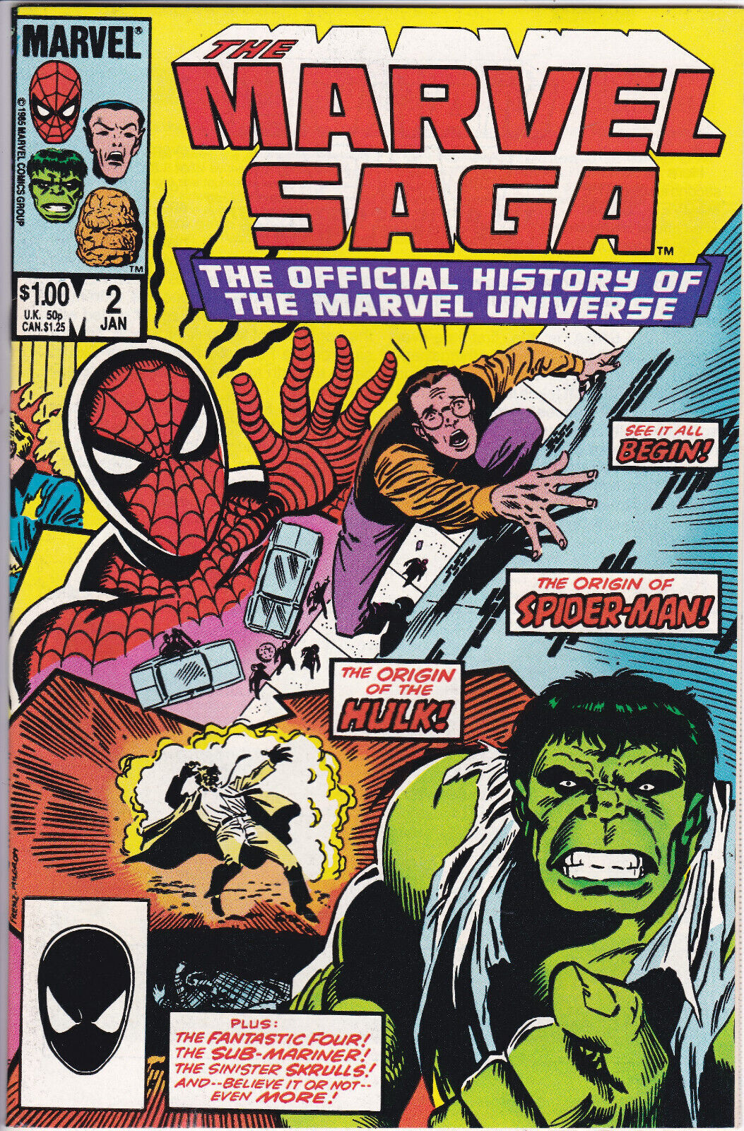 Marvel Saga #2 (1985-1987) Marvel Comics, Direct