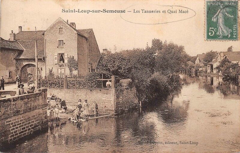 CPA - Saint-Loup-Sur-Semouse - the Tanneries And Wharf Mace
