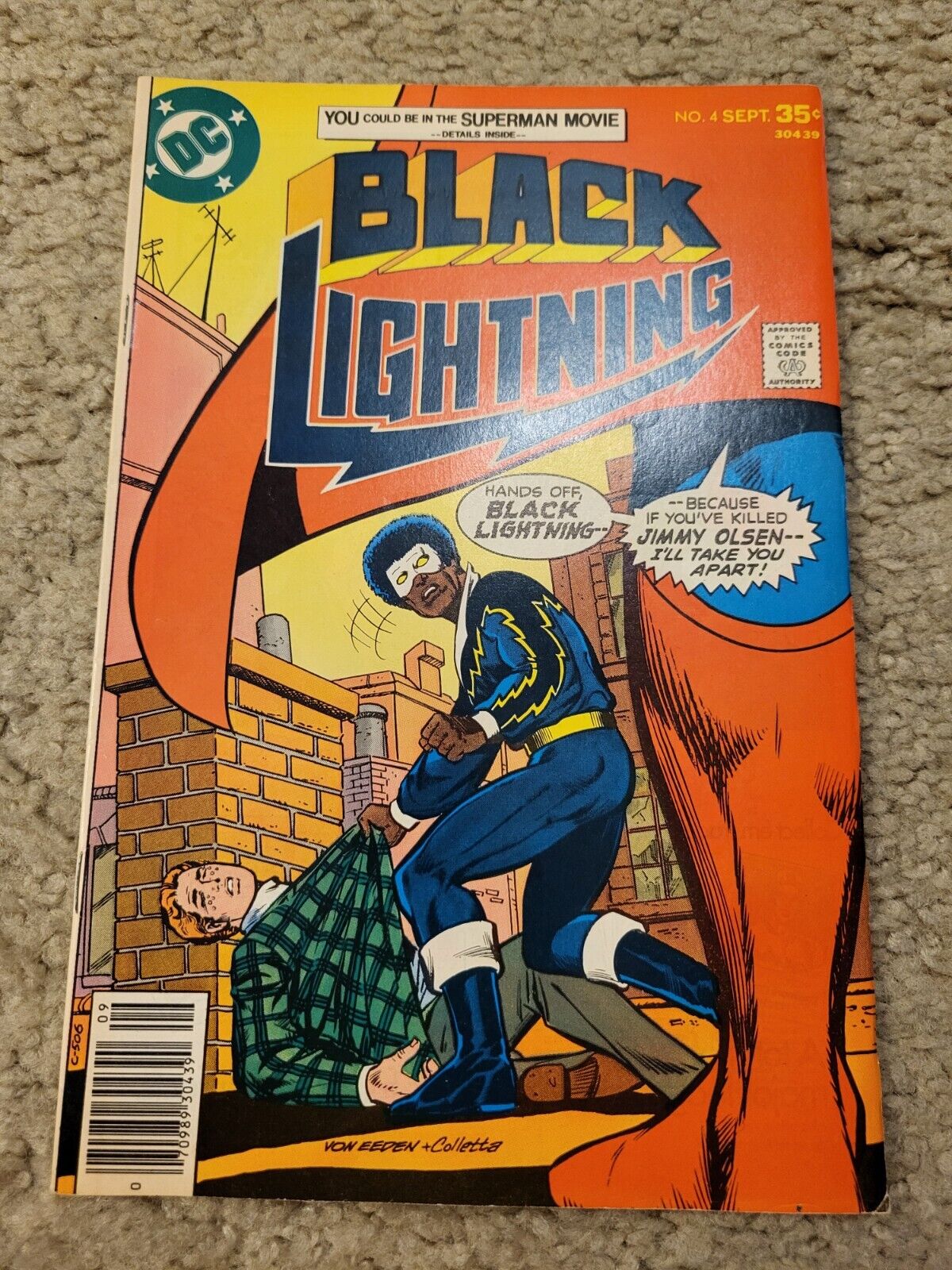 Black Lightning 4 DC Comics lot 1977 HIGH GRADE