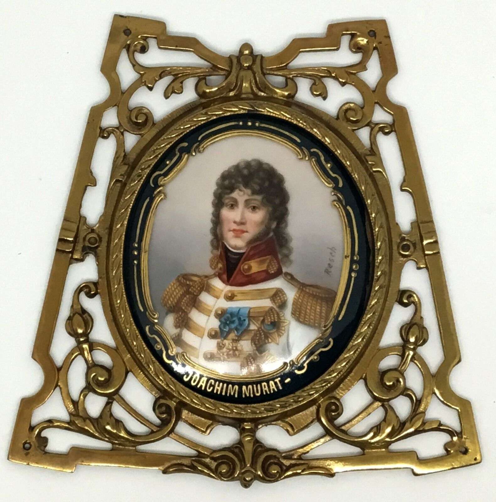 Murat Marshal of Napoleon\'s Army Hutschenreutter Hand-Painted Porcelain [AH445]