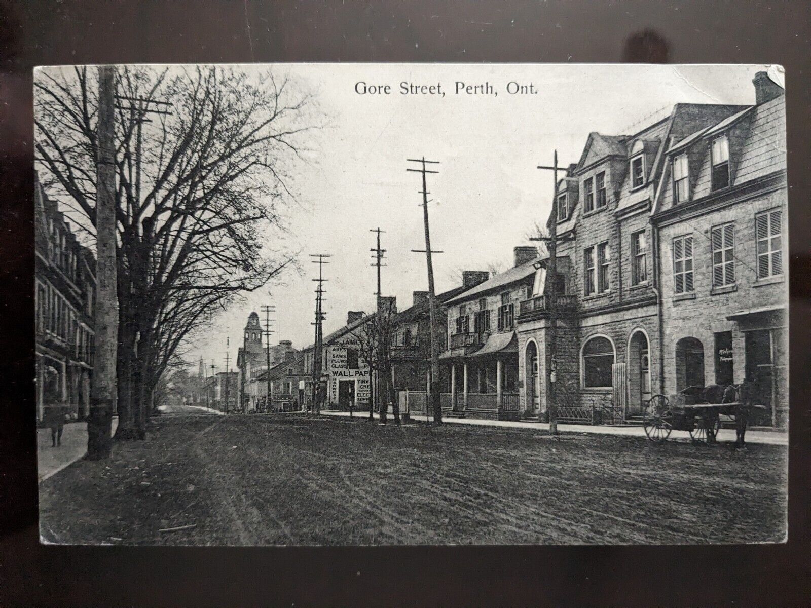 Gore Street, Perth, Ontario - 1912, Rough Edges
