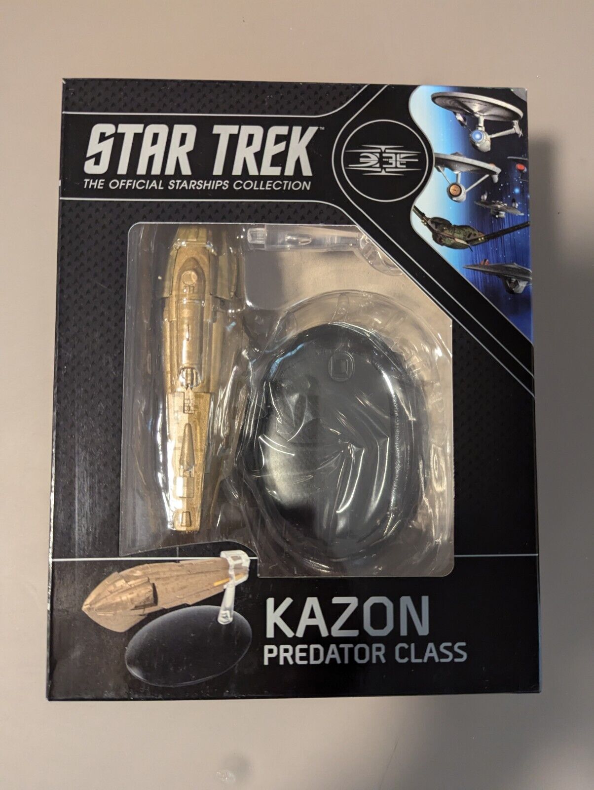 Kazon Predator Class Star Trek Eaglemoss Bonus Edition new in box #531 + Magazin