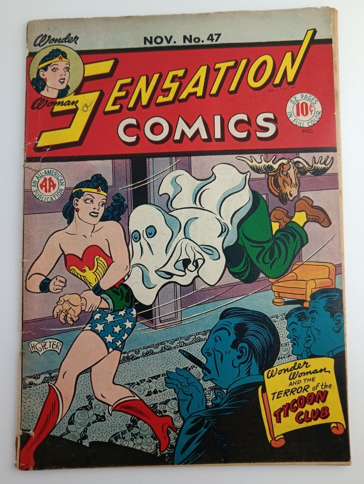 Sensation Comics 47 G/VG (3.0) Wonder Woman DC 1945