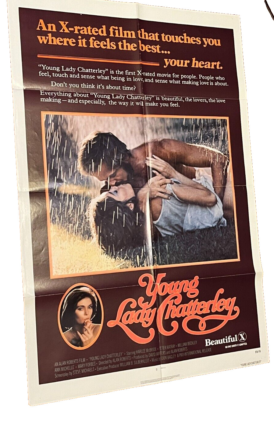 YOUNG LADY CHATTERLY Original 1977 1-SHEET MOVIE POSTER 27 x 41