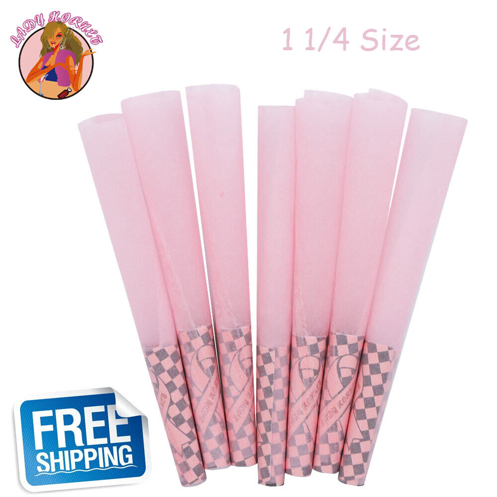 Lady Hornet Pink Pre-Rolled Cones 1 1/4 W/Filter tips 160 CONES Authentic