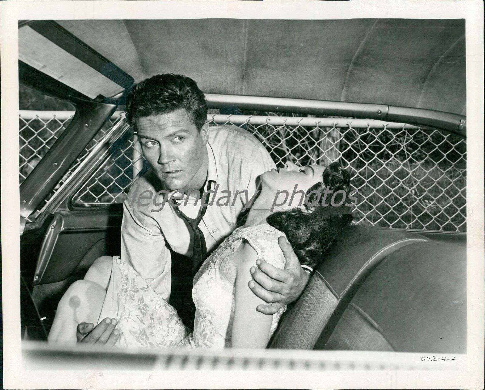 1961 Actors Roger Smith and Ann Duncan Silent Caper Original News Service Photo