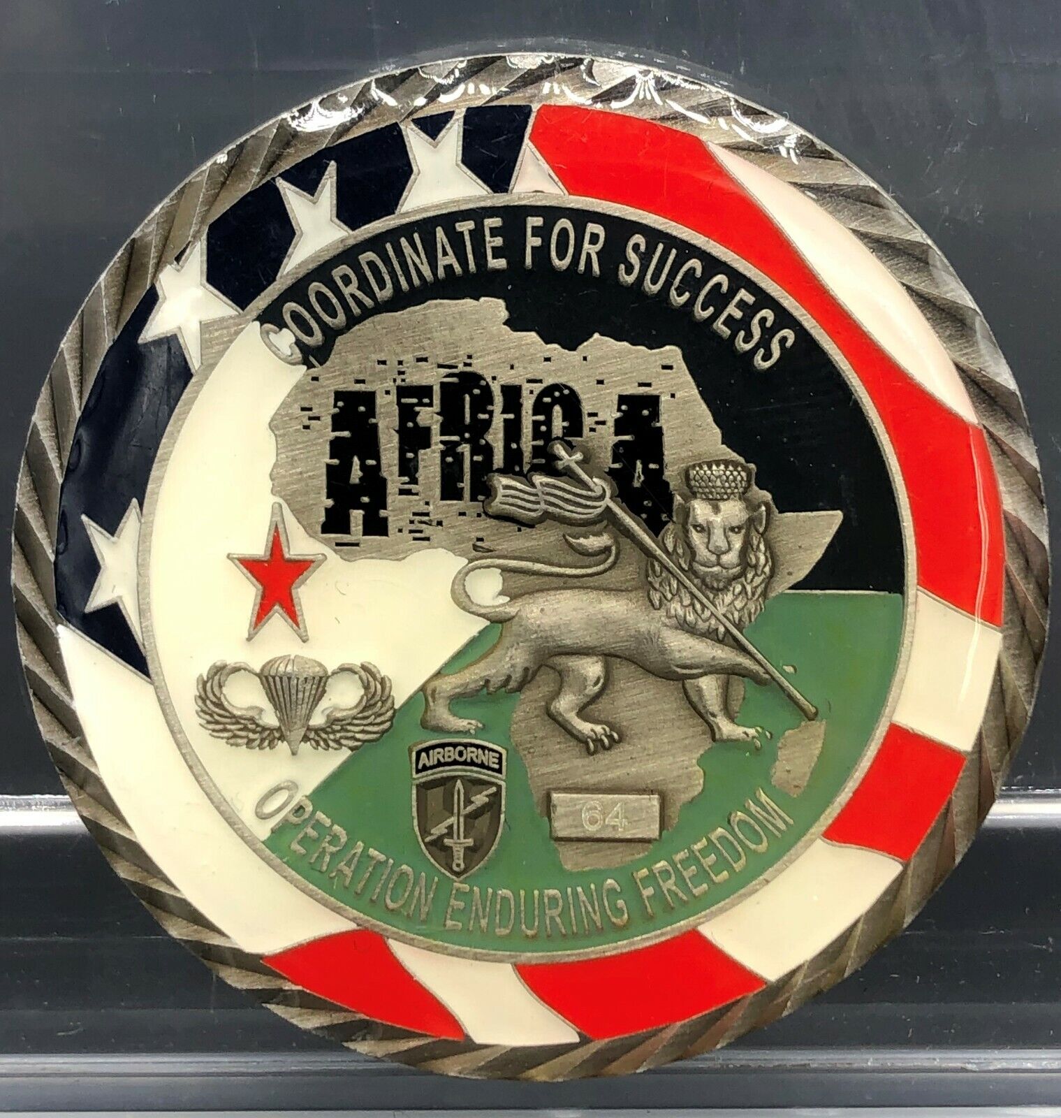 Coordinate for Success OIF - Joint Theater Forensic Analysis Center Coin