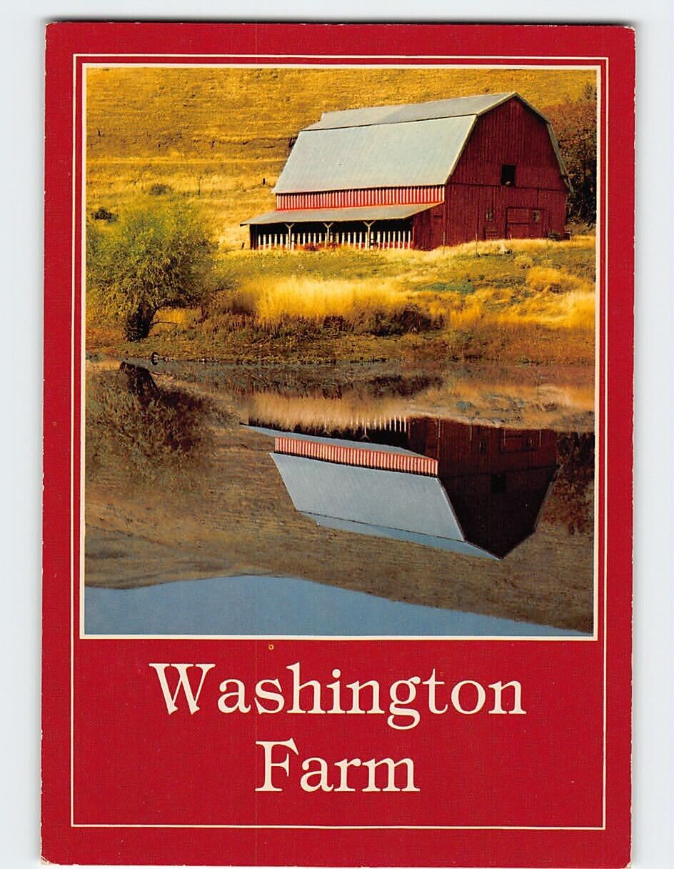 Postcard Washington Farm Washington USA