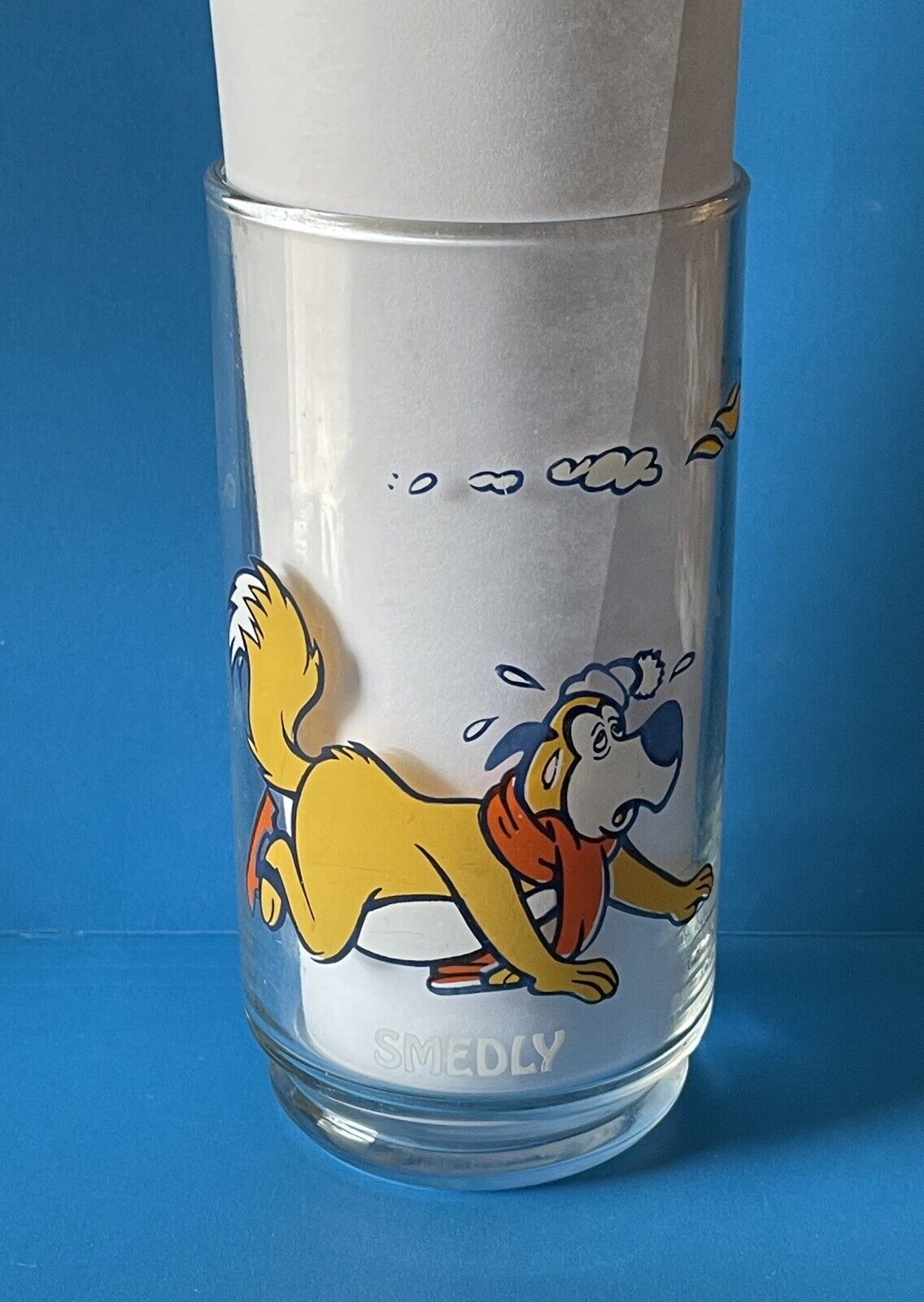 Vintage Walter Lantz Chilly Willy And Smedly Drinking Glass