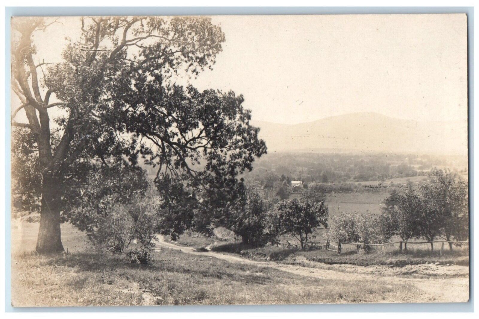 c1910\'s Scenic View Of Mountain Sheffield Massachusetts MA RPPC Photo Postcard