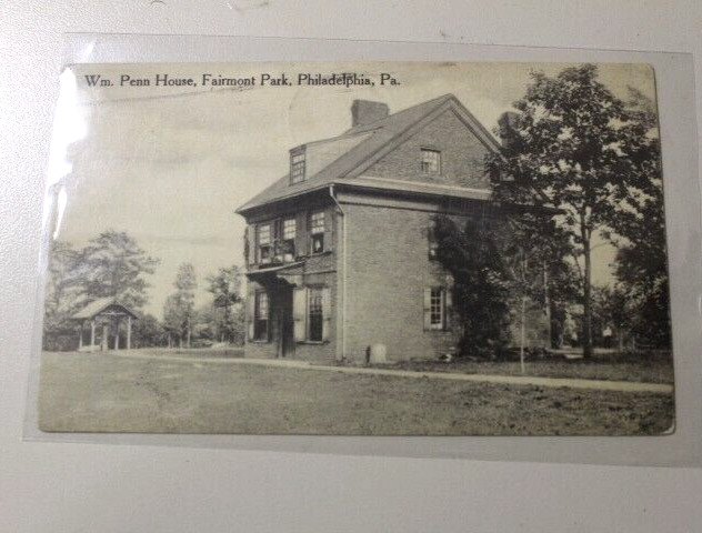 Antique RPPC 1900s posted Real Photo Post Card Wm. Penn House Philadelphia Pa.