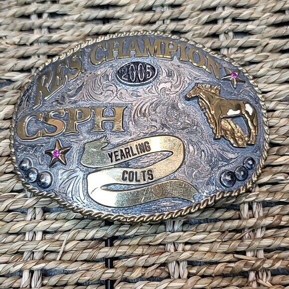 CHAMPION TROPHY BUCKLE RES Yearling Colts 2005 PROFESSIONAL RODEO
