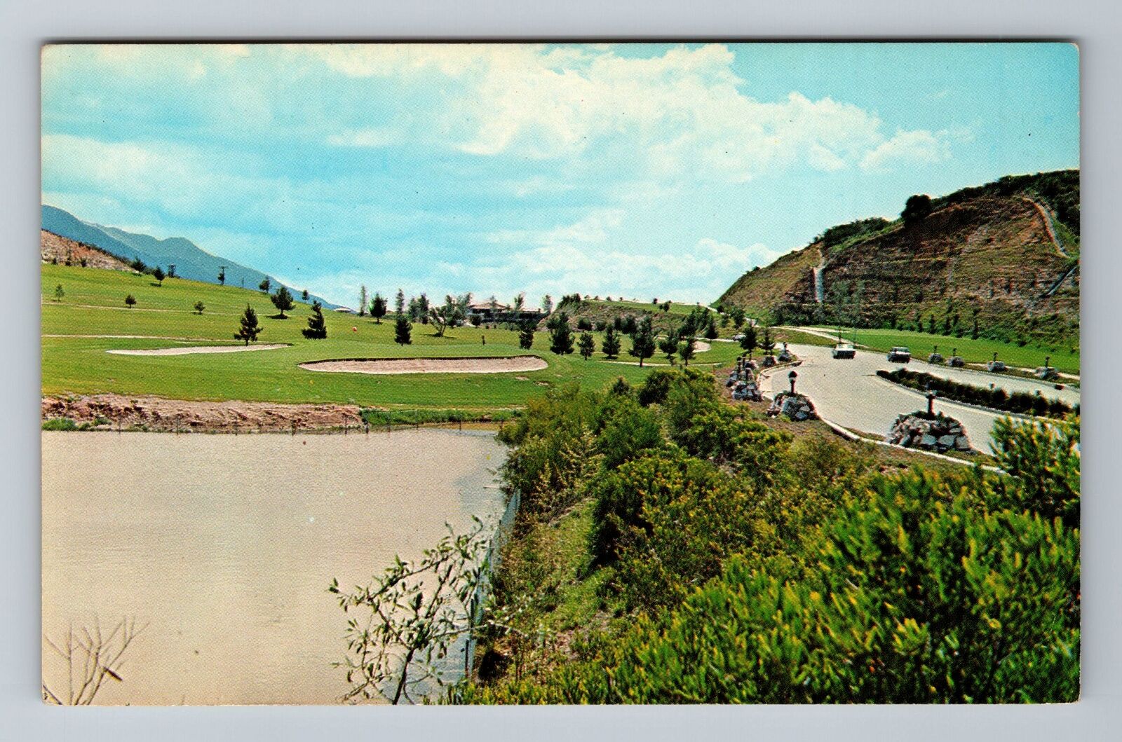 La Canada CA-California, Entrance To Country Club, Vintage Postcard