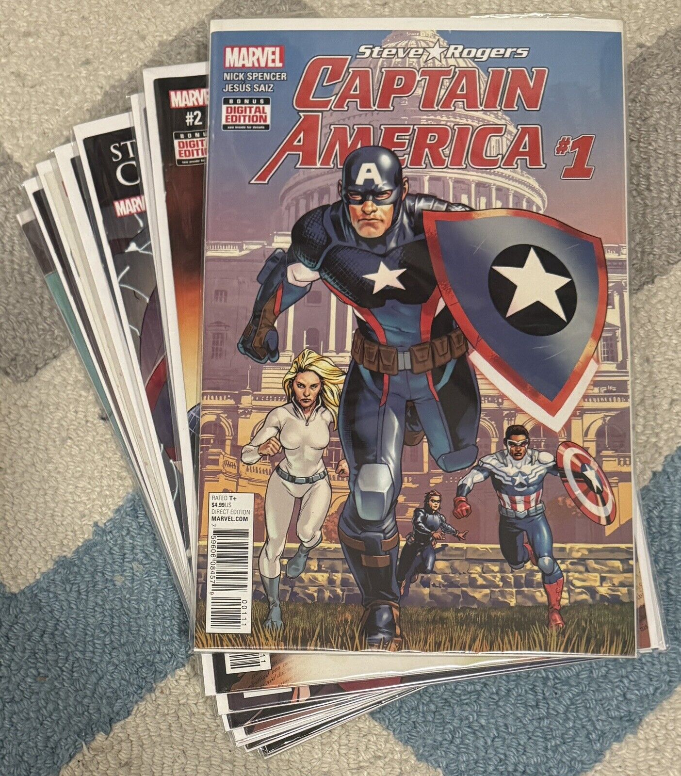 Steve Rogers: Captain America #1-19 + FCBD Nick Spencer Jesus Saiz Marvel 2016