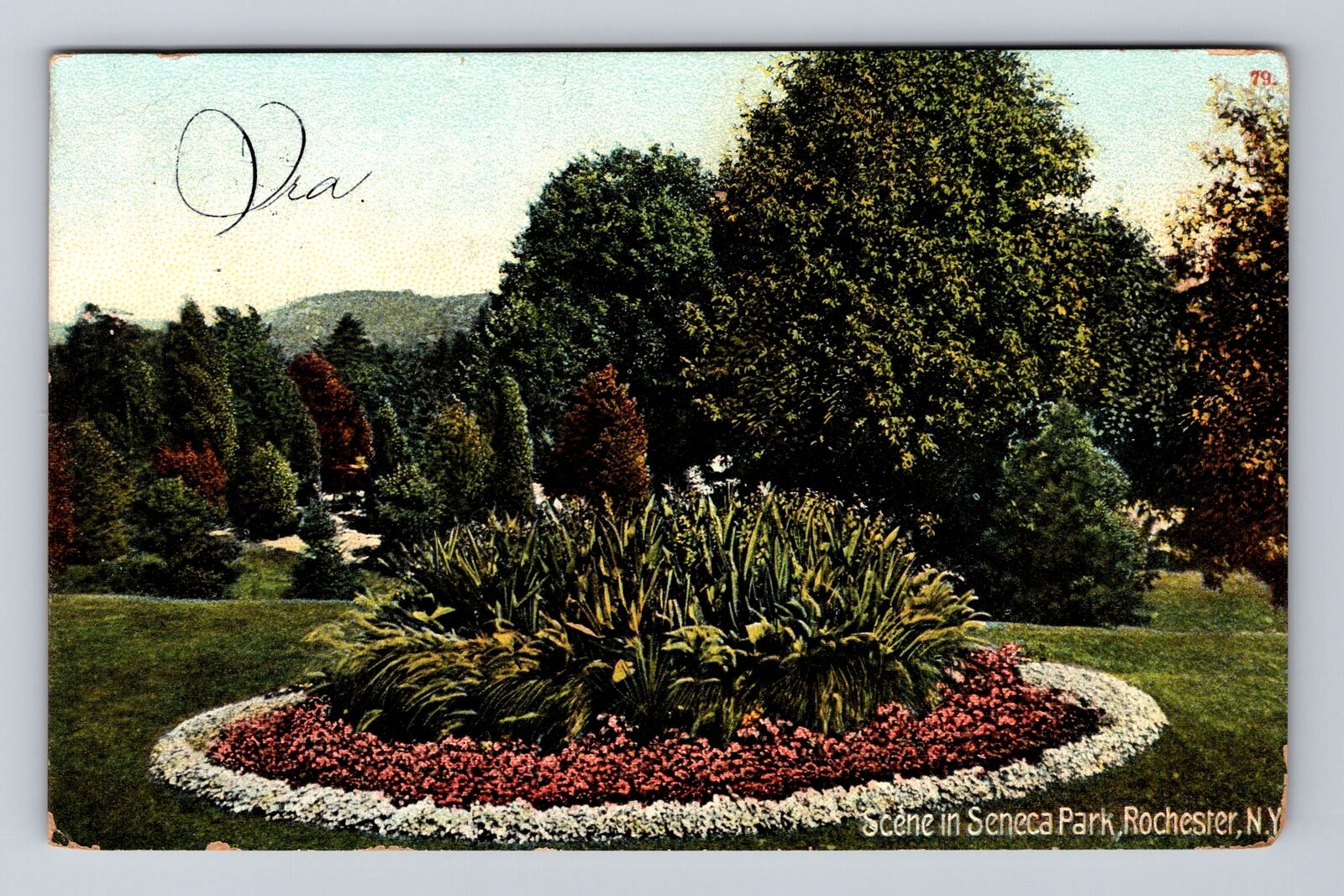 Rochester NY-New York, Scenic View Seneca Park, Antique Vintage c1908 Postcard
