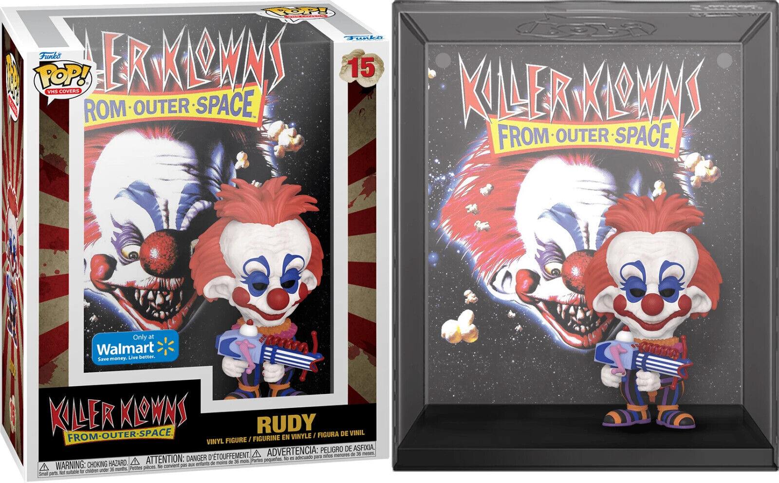Funko POP VHS Cover Rudy Killer Klowns #15 [Walmart Exclusive] INHAND FASTSHIP